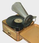 Das Blech-Grammophon aus den 1920er Jahren / Bing Kinder Grammophon Pygmophone